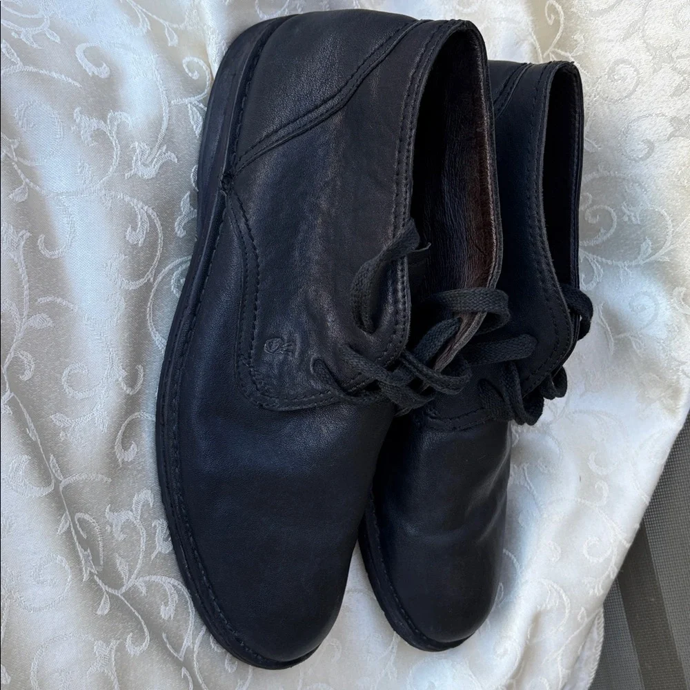 John Varvatos Men's Black Leather Shoes Sz 12